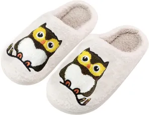 Women's Men's Cute Frog Slippers Fuzzy Memory Foam Kawaii Cartoon Animal Slippers Winter Warm Fluffy Shoes