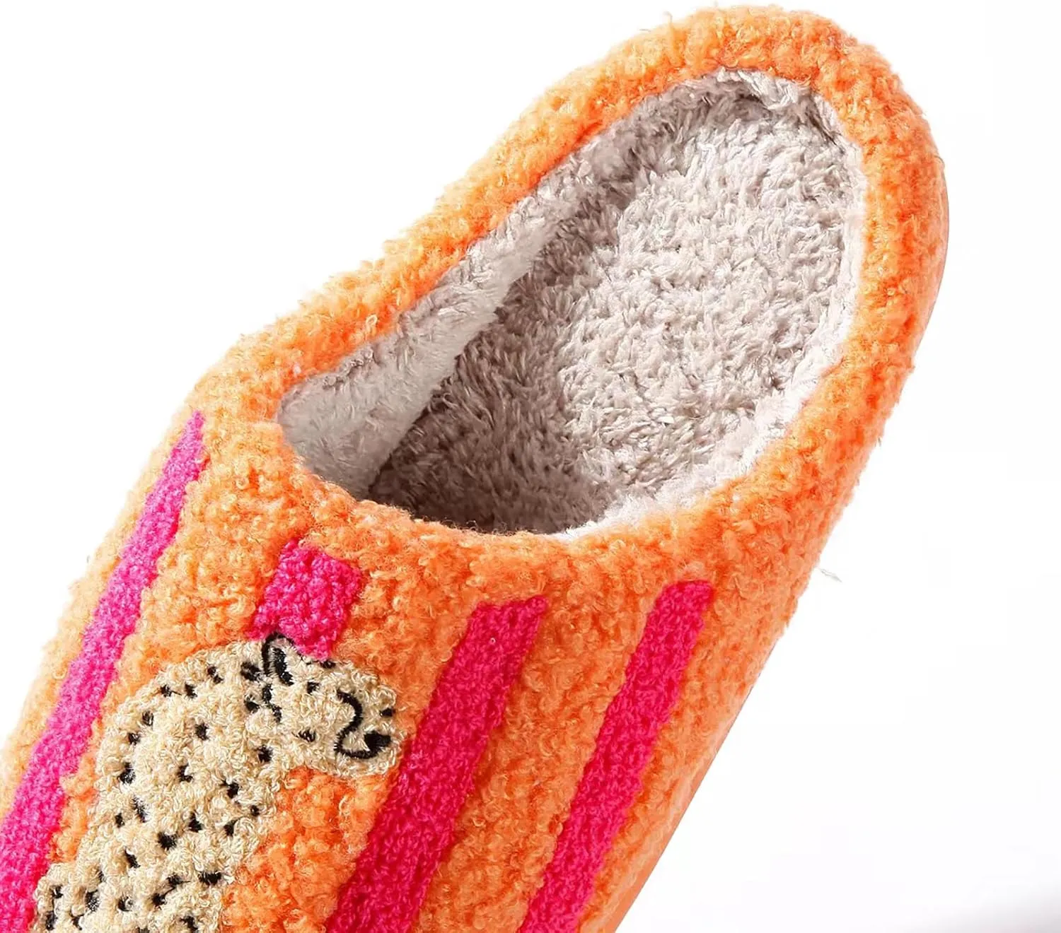 Women's Men's Cute Frog Slippers Fuzzy Memory Foam Kawaii Cartoon Animal Slippers Winter Warm Fluffy Shoes