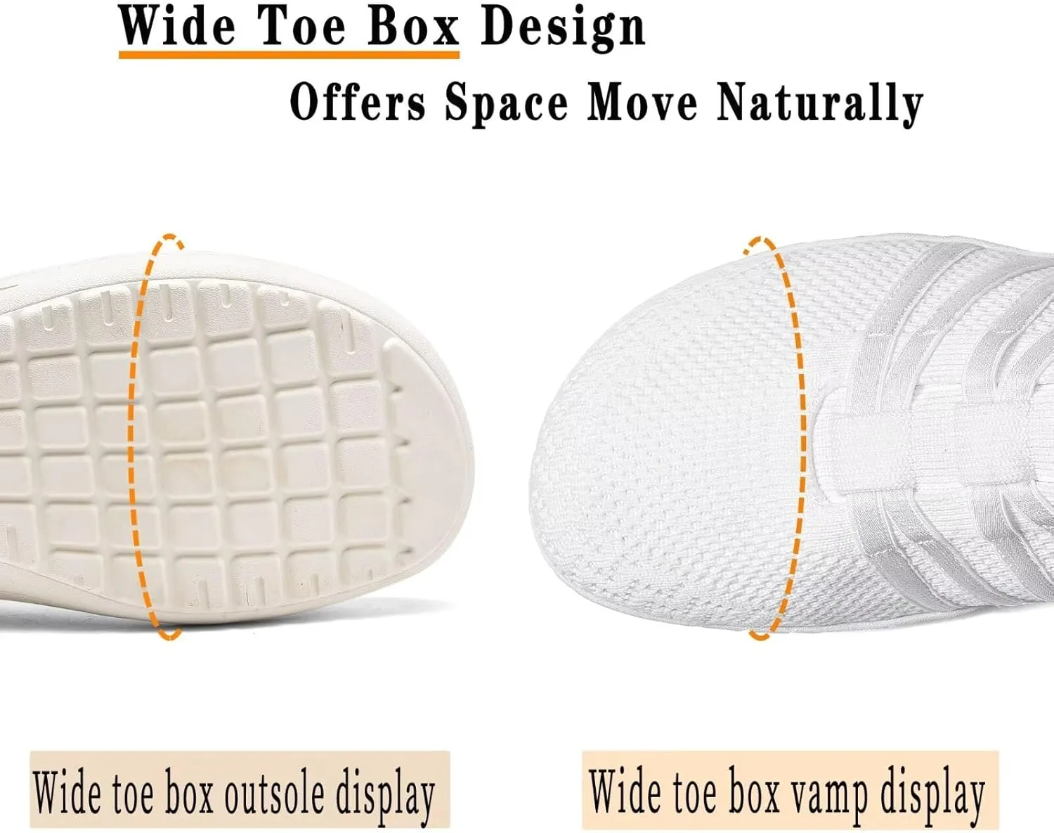 Women's Minimalist Barefoot Walking Shoes Wide Toe Box Flats Lightweight Casual Gym Athletic Sneakers