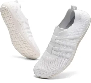 Women's Minimalist Barefoot Walking Shoes Wide Toe Box Flats Lightweight Casual Gym Athletic Sneakers
