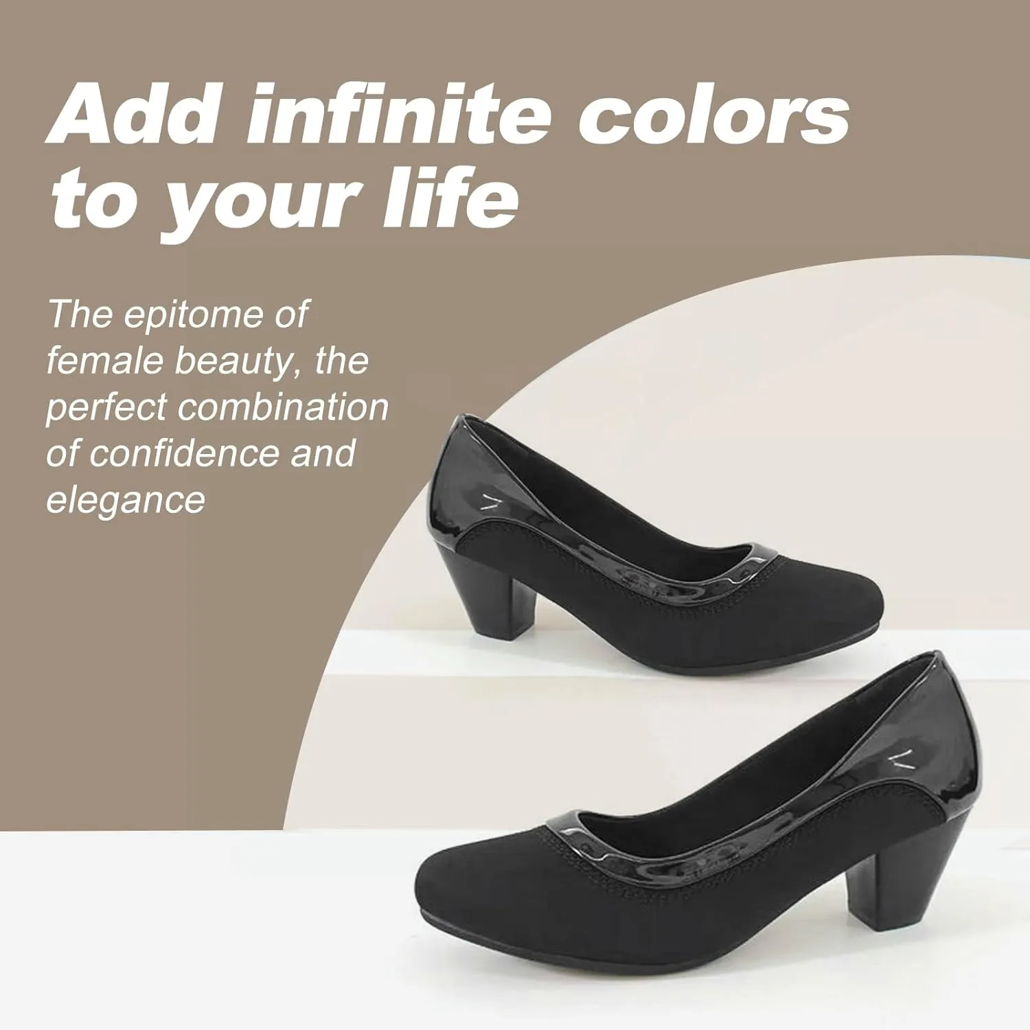 Women's Orthopedic Bunion Loafers - Low Heel Slip-On Dress Shoes with Orthotic Support