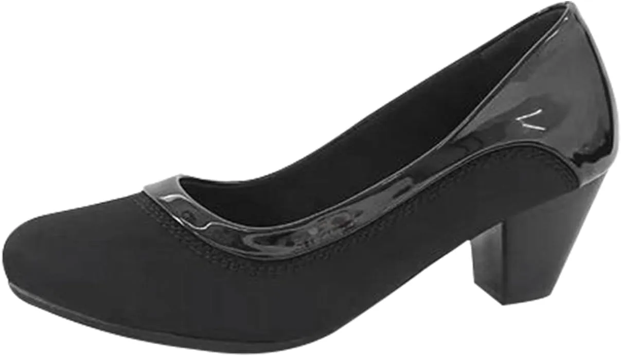 Women's Orthopedic Bunion Loafers - Low Heel Slip-On Dress Shoes with Orthotic Support