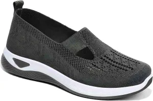 Women's Orthopedic Walking Shoes - Lightweight, Loose Fit, Breathable, Soft Soled, Wide & Bulky