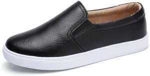 Womens Round Toe Wide Shoes Breathable Lightweight Loafers for Elderly Women Walking Nurse Work Flat Slip-On Shoes