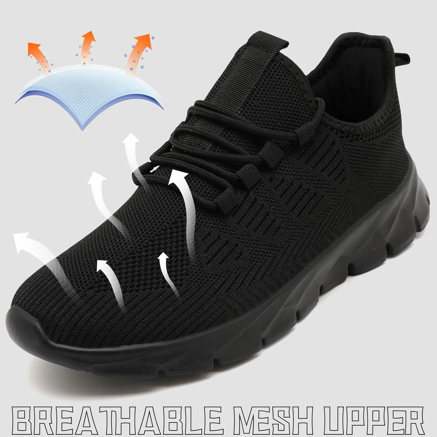 Womens Running Shoes Tennis Slip on Sneakers Breathable Athletic Lightweight Gym Sports Workout Walking Shoes