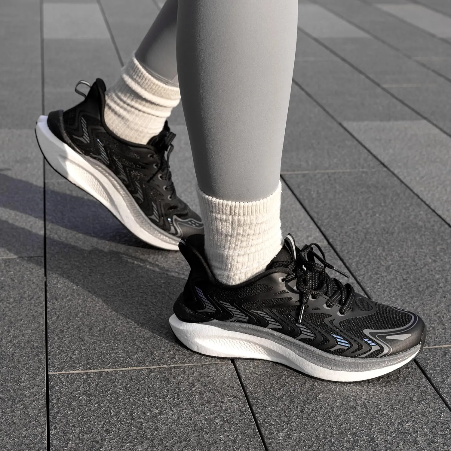 Women's Running Walking Tennis Shoes Comfortable Non-Slip FlyLife Breathable Athletic Workout Gym Cross Trainer Sports Sneakers