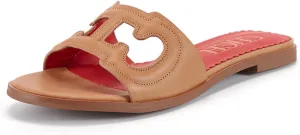 Women's Sandals Comfortable Open Toed Flat Slippers Beach Vacation Sandals Hollowed Out Design