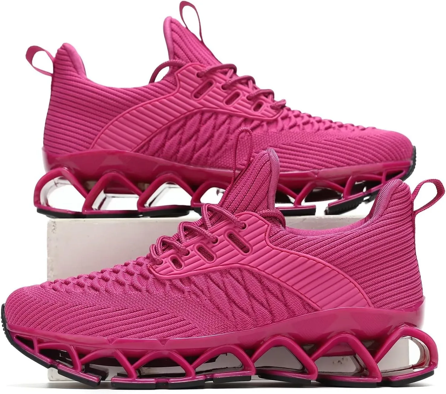 Womens Slip-ins Running Shoes Blade Tennis Walking Sneakers Comfortable Fashion Non Slip Work Sport Shoes Gym Trainers