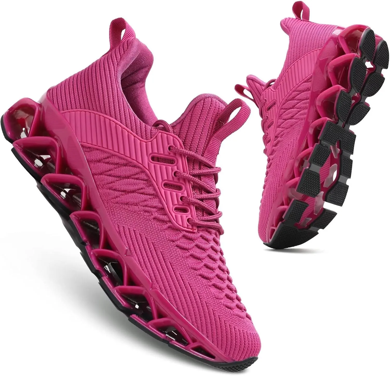 Womens Slip-ins Running Shoes Blade Tennis Walking Sneakers Comfortable Fashion Non Slip Work Sport Shoes Gym Trainers