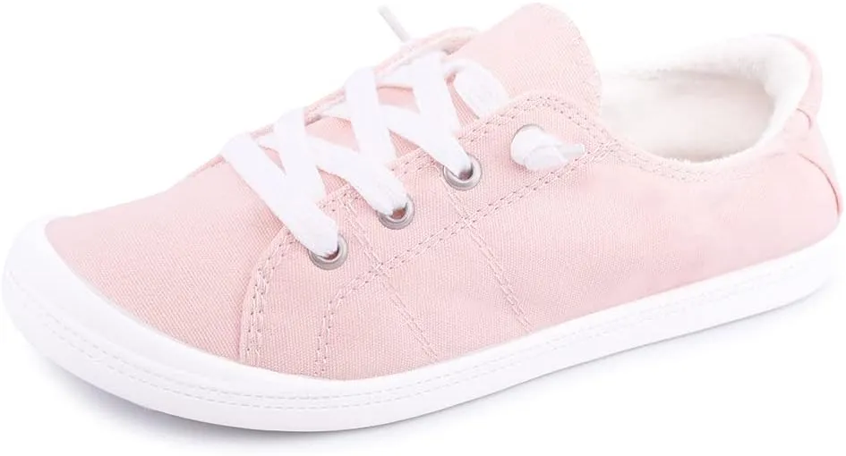 Women's Slip On Canvas Sneaker Low Top Casual Walking Shoes Classic Comfort Flat Fashion Sneakers