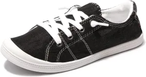 Women's Slip On Canvas Sneaker Low Top Casual Walking Shoes Classic Comfort Flat Fashion Sneakers