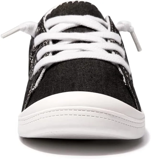 Women's Slip On Canvas Sneaker Low Top Casual Walking Shoes Classic Comfort Flat Fashion Sneakers