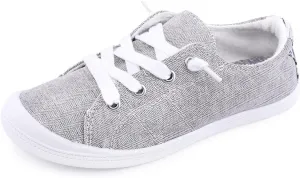 Women's Slip On Canvas Sneaker Low Top Casual Walking Shoes Classic Comfort Flat Fashion Sneakers