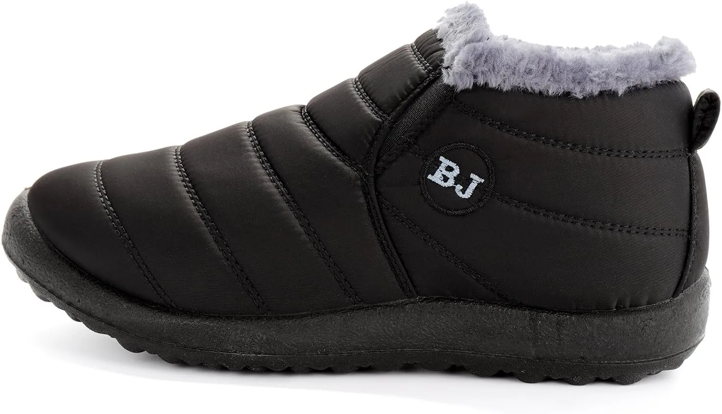 Womens Snow Boots Winter Warm Booties Fur Lined Anti-Slip Ankle Boots Outdoor Slip On Waterproof Booties Comfortable Warm Shoes