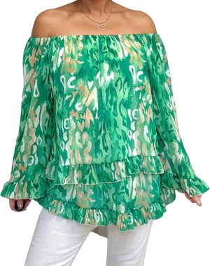 Women's Summer Off Shoulder Tops Ruffled Long Sleeve Boho Floral Print Blouse Shirts Blouses