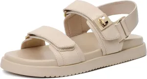 Womens Summer Sandals Casual Adjustable Arch Support Comfortable Thick Sole Flat Sandals