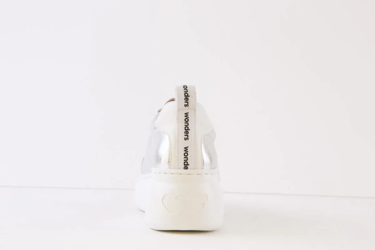 WONDERS - A-2632 SLIP-ON SHOE - SILVER