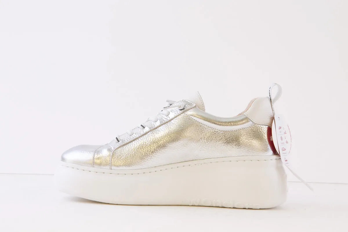 WONDERS - A-2632 SLIP-ON SHOE - SILVER