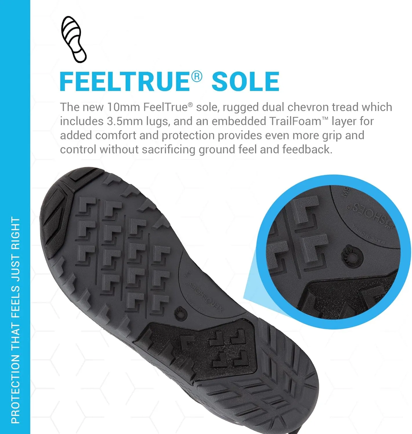 Xero Shoes Barefoot Hiking Shoes for Men | Xcursion Fusion Waterproof Hiking Boots | Zero Drop Shoes for Men, Wide Toe Box, Minimalist