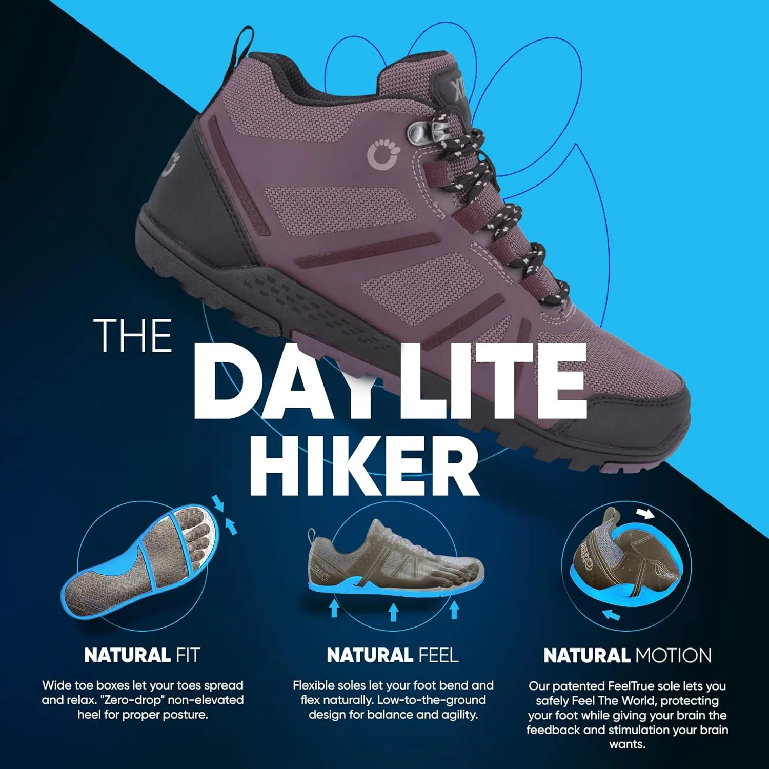 Xero Shoes Women's Daylite Barefoot Hiking Boot