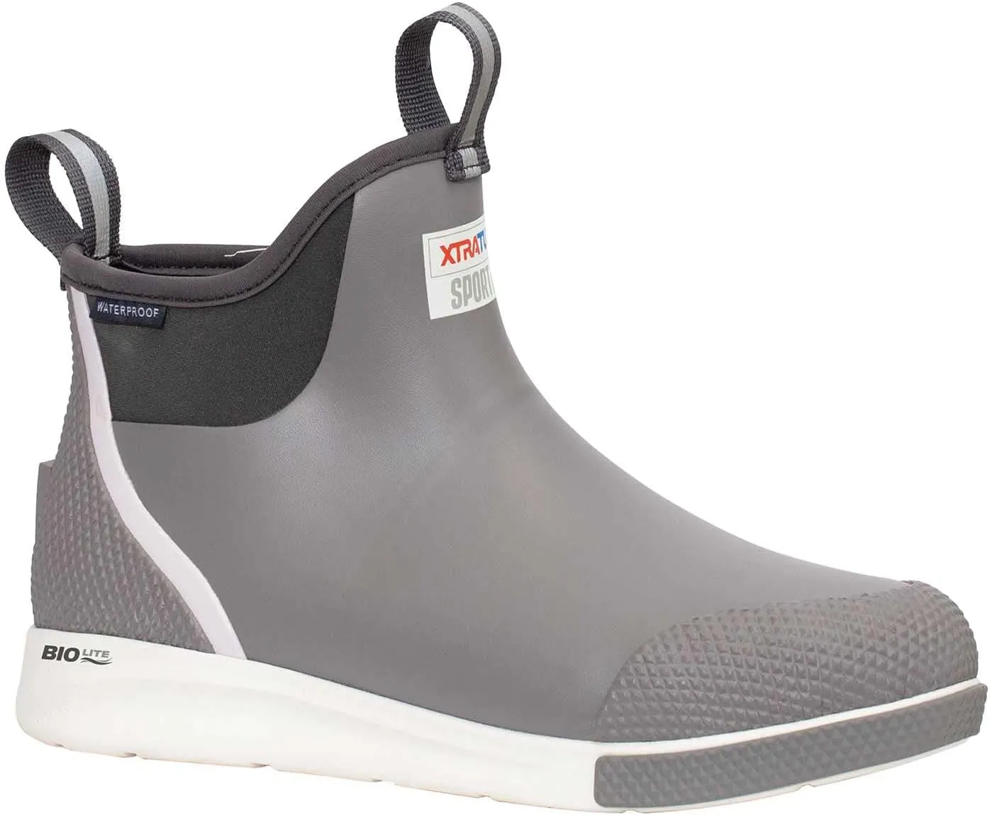 Xtratuf Men's 6 Inch Sport Ankle Deck Boot, Black