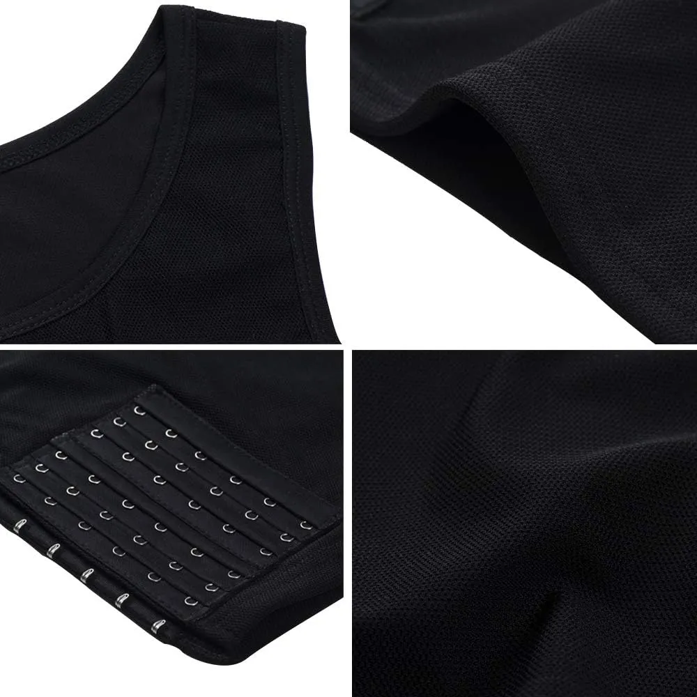 XUJI FTM Transgender Elastic Breathable Half Chest Binder
