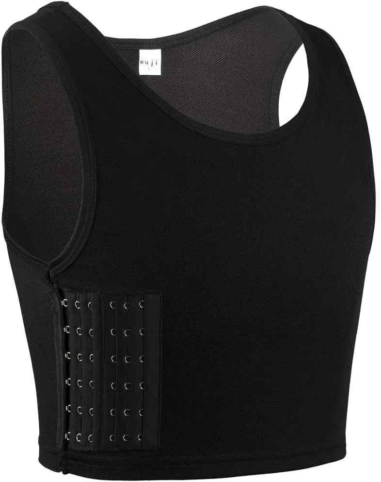XUJI FTM Transgender Elastic Breathable Half Chest Binder