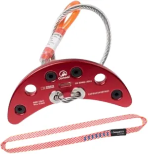 Yiju Climbing Hanger, 15kN Stainless Steel Climbing Anchor Plate for Caving Travel Outdoor Rigging Rappelling