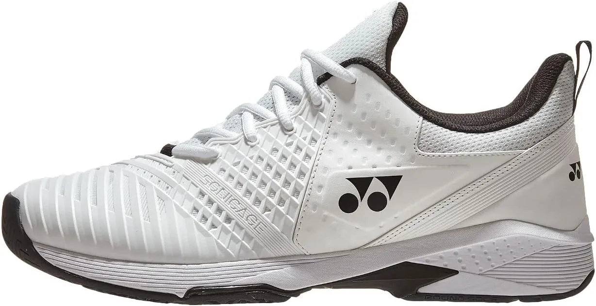 YONEX Unisex Sonicage Plus 4E Width Tennis Shoes White