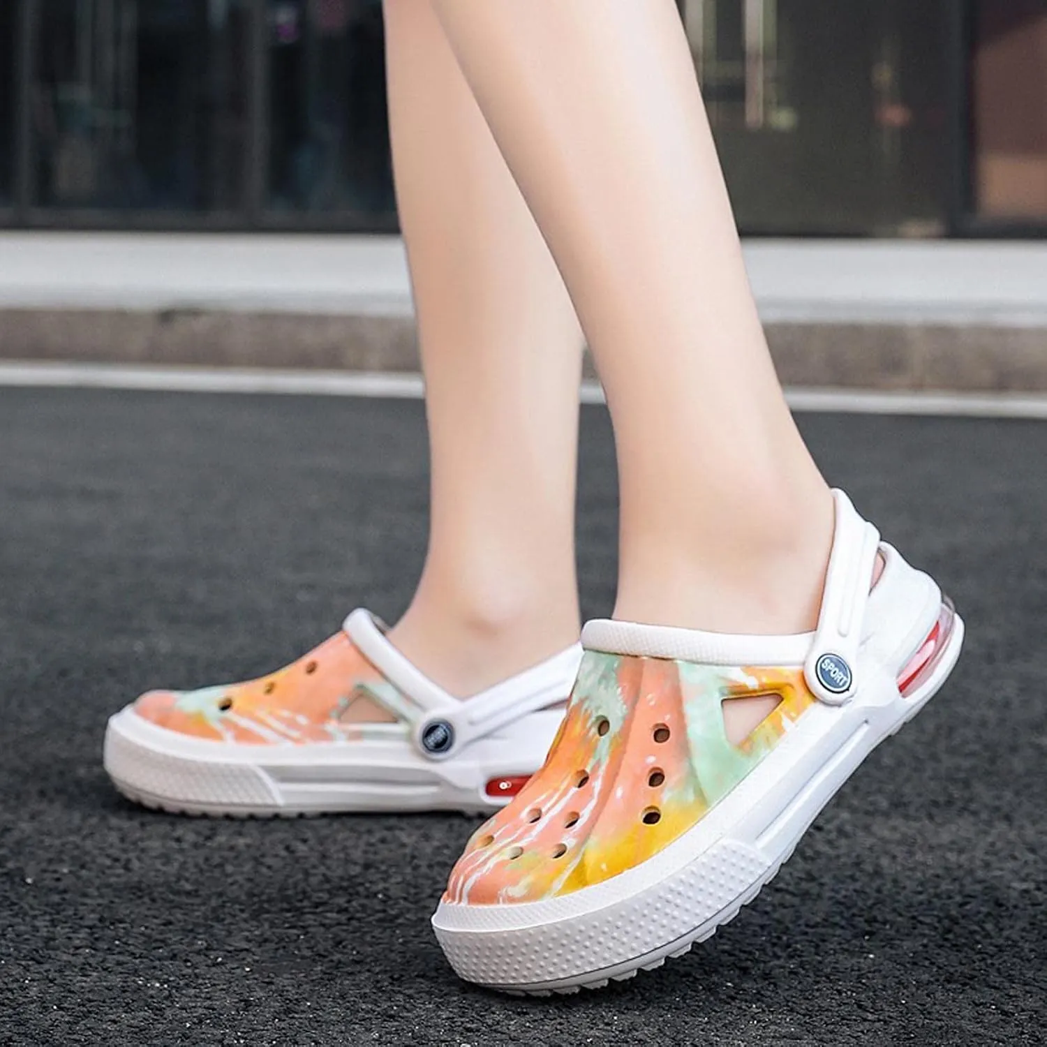 YUKTOPA Womens Clogs Shoes Unisex Summer Garden Clogs Shoes Non-Slip Quick Drying Sandals Casual Slippers