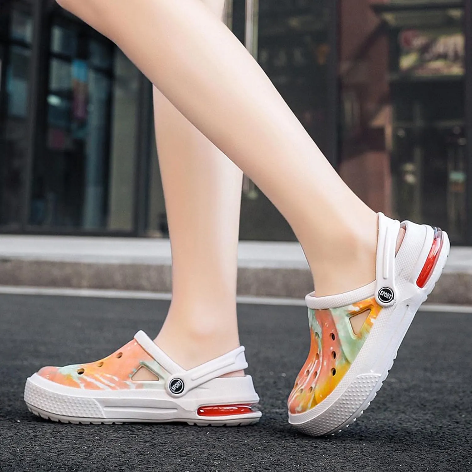 YUKTOPA Womens Clogs Shoes Unisex Summer Garden Clogs Shoes Non-Slip Quick Drying Sandals Casual Slippers