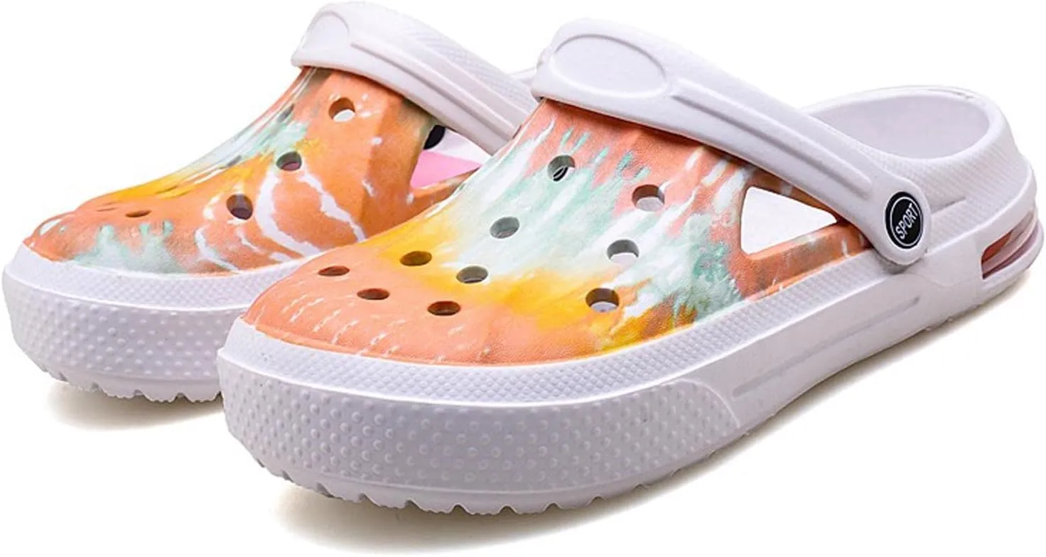 YUKTOPA Womens Clogs Shoes Unisex Summer Garden Clogs Shoes Non-Slip Quick Drying Sandals Casual Slippers