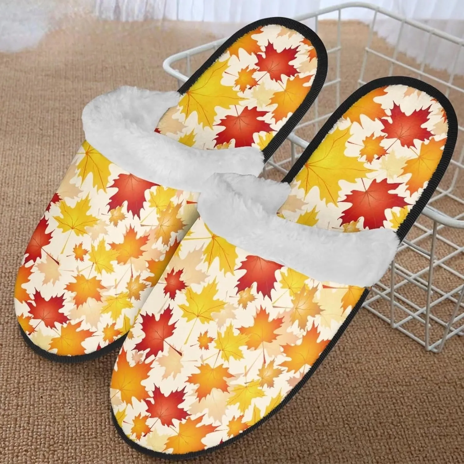Yzaoxia House Slippers for Women Girls Soft Cozy Bedroom Slippers Fuzzy Warm Winter Anti Slip