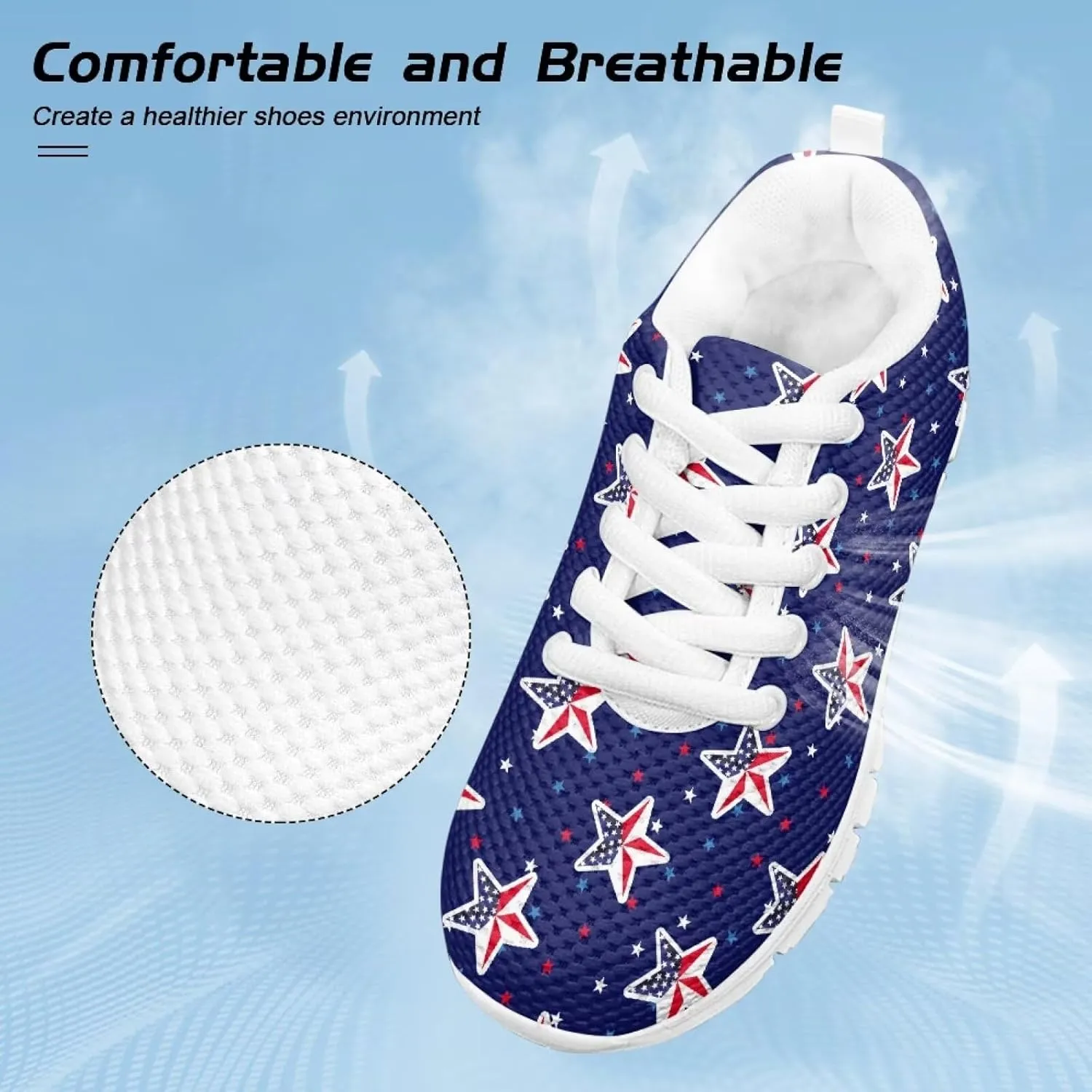 Yzaoxia Kids Shoes Ultralight Breathable Air Mesh Shoes for Child Comfortable Flat Sports Shoes