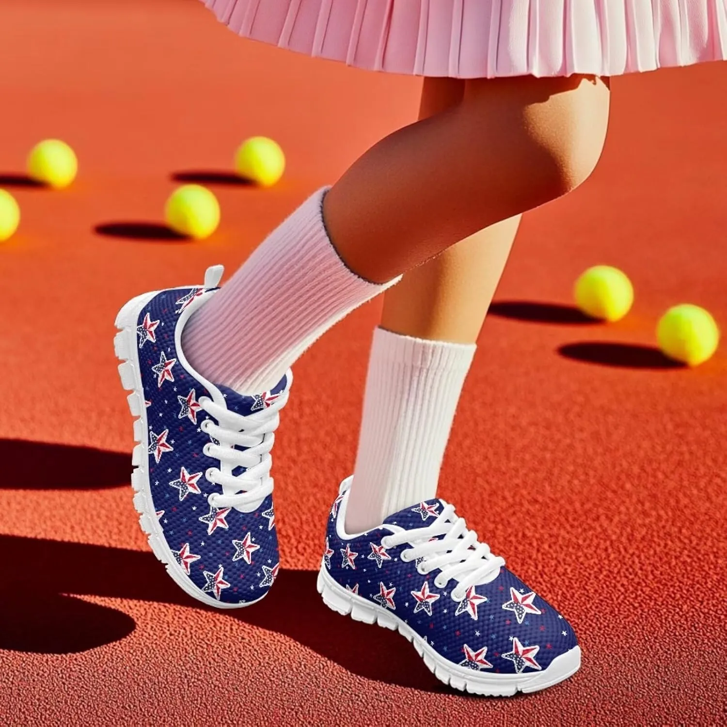 Yzaoxia Kids Shoes Ultralight Breathable Air Mesh Shoes for Child Comfortable Flat Sports Shoes