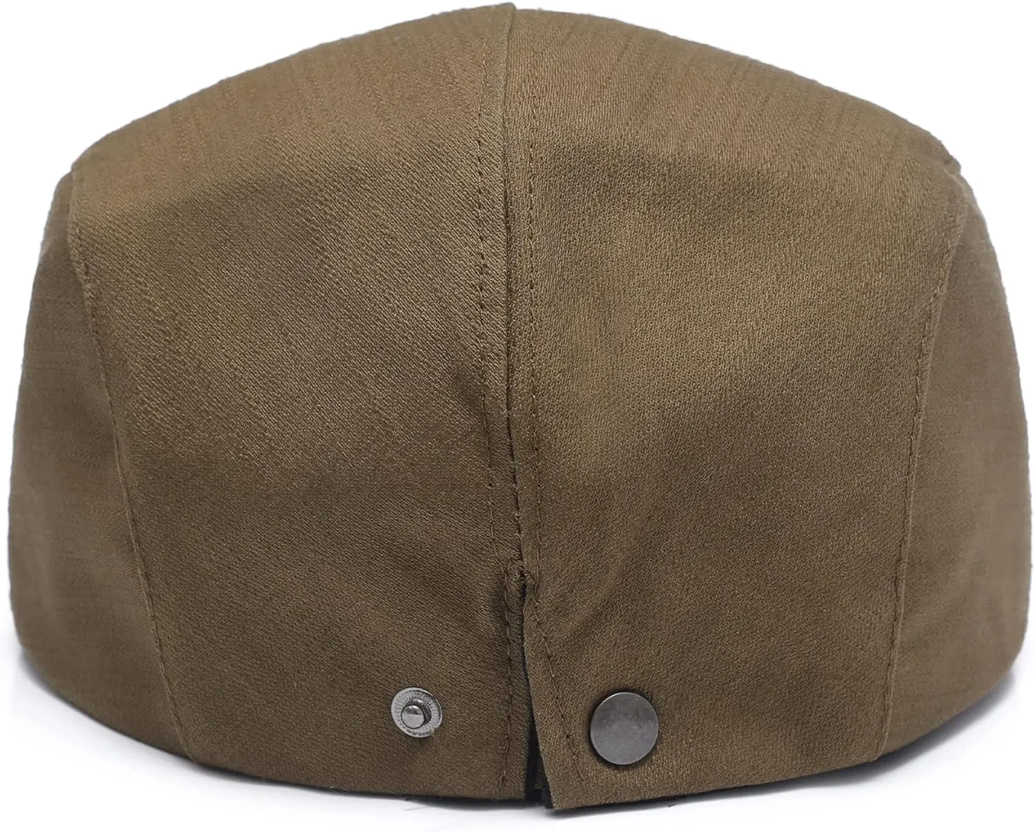 ZLYC Men Cotton Flat Cap Summer Scally Ivy Gatsby Newsboy Beret Driver Cabbie Hunting Hat