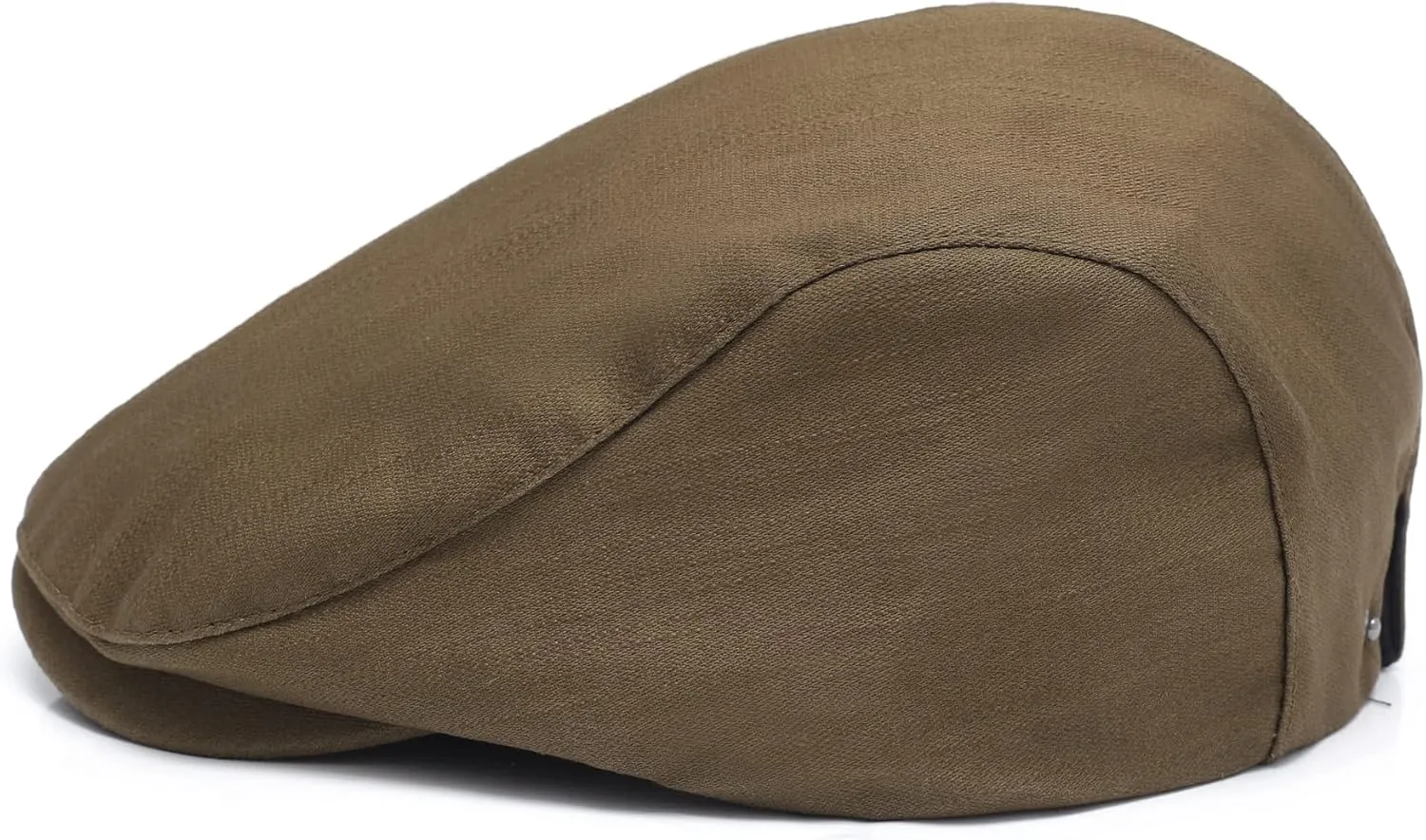 ZLYC Men Cotton Flat Cap Summer Scally Ivy Gatsby Newsboy Beret Driver Cabbie Hunting Hat