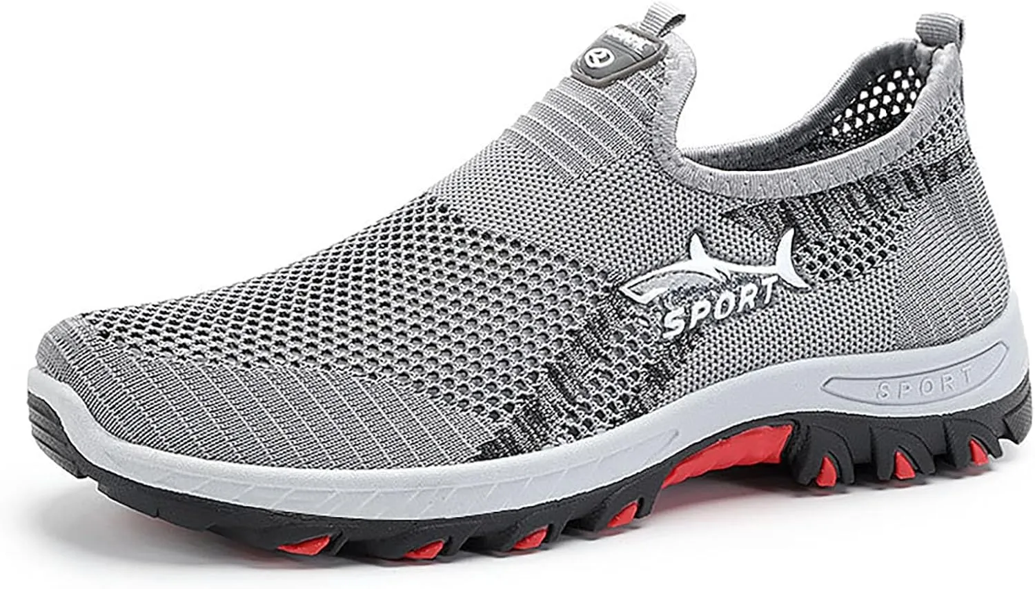 Zureto Jarv Cooling Comfort Sneaker, Men Soft Bottom Comfy Casual Anti-Slip Slip On Summer, Breathable Walking Mesh Shoes for Men
